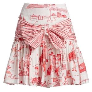 Farm Rio Nossa Lingua Mini Skirt XS
